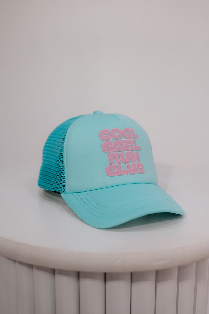COOL GIRL RUN CLUB HAT // BLUE