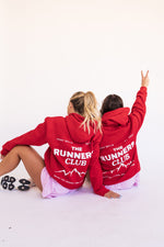 THE RUNNERS CLUB HOODIE // RED