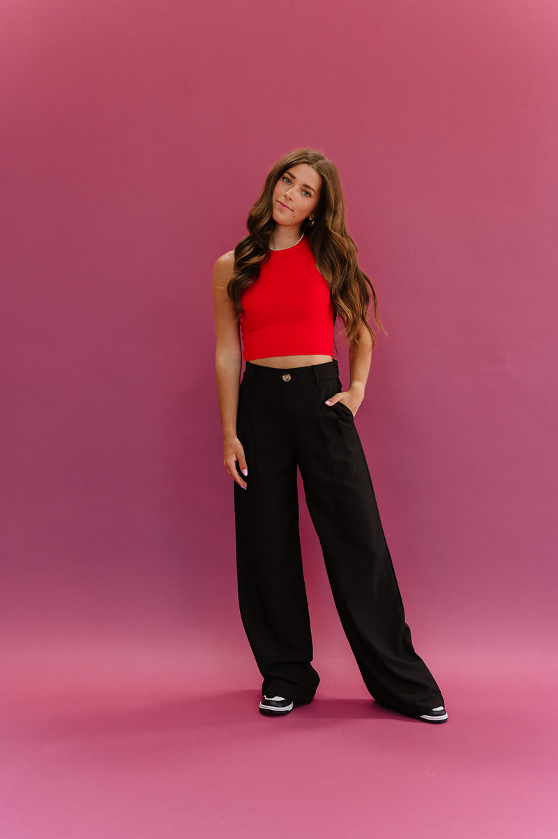 SHE’S THRIVING TROUSERS // BLACK