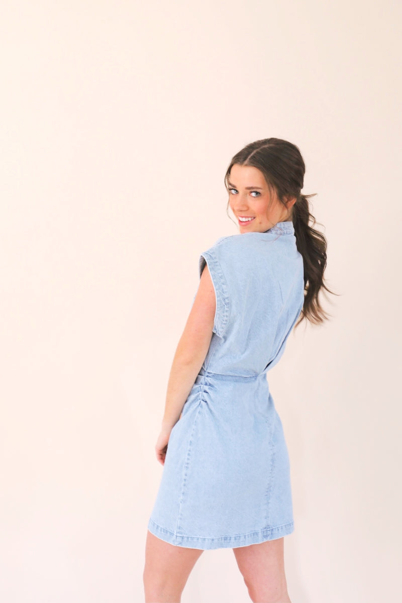 DAY TO NIGHT DENIM DRESS – Ivory Belle